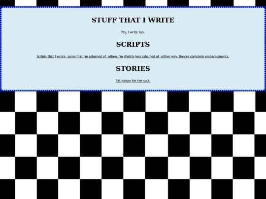 writing screenshot