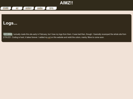 logs screenshot