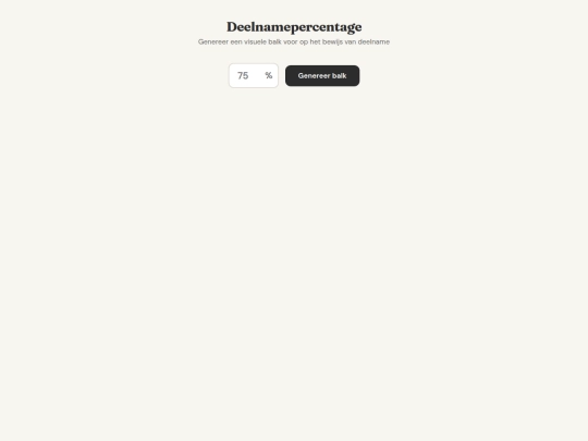 Apps testen/deelname tool screenshot