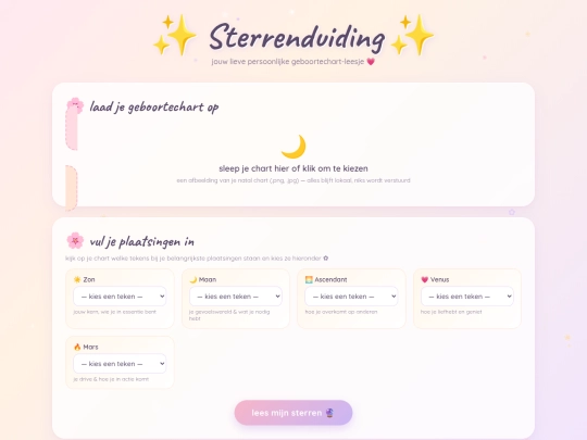 Apps testen/sterrenduiding screenshot