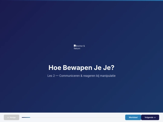 Lesprogramma/les2-bewapenen screenshot