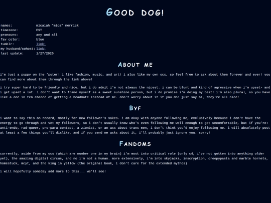 index screenshot