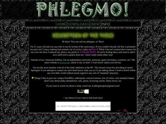 info screenshot