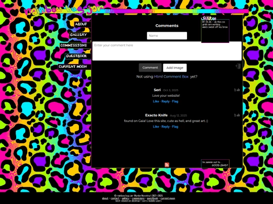 guestbook screenshot