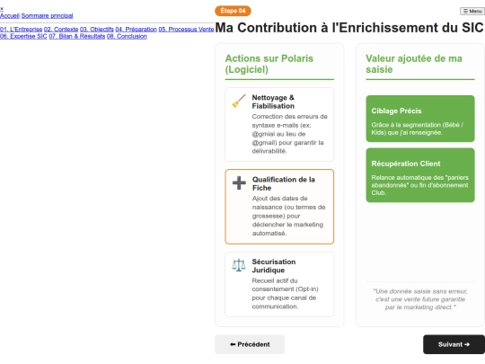 p6_sic(menu exemple) screenshot