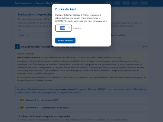 test-positionnement screenshot
