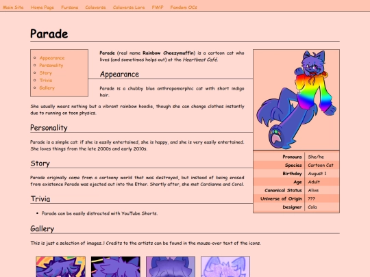 ocs/colaverse/parade screenshot