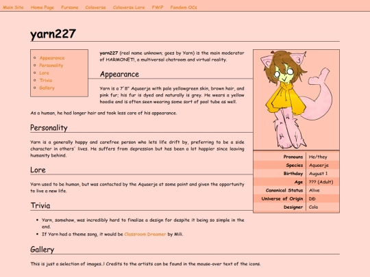 ocs/colaverse/yarn screenshot