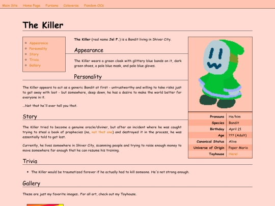 ocs/fandom/killer screenshot