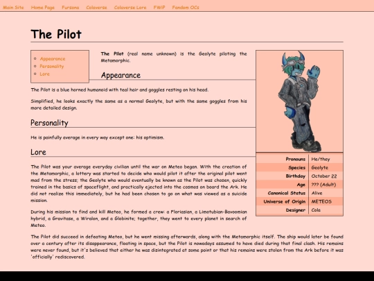 ocs/fandom/pilot screenshot