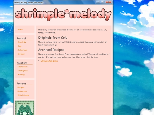 recipes screenshot