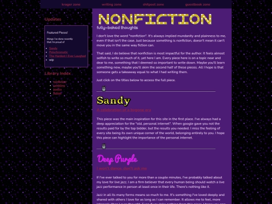 nonfiction screenshot