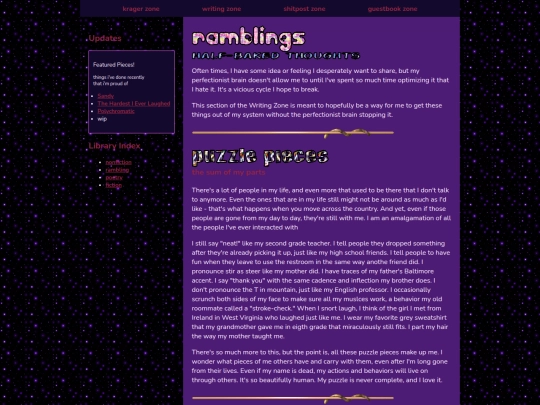rambling screenshot