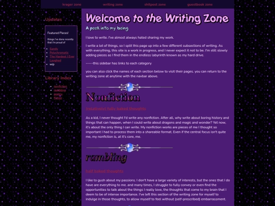 writinzone screenshot