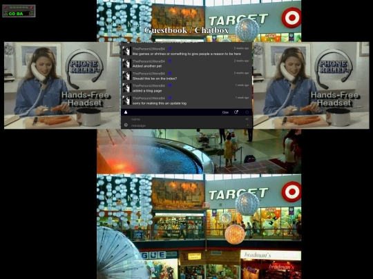 guestbook screenshot