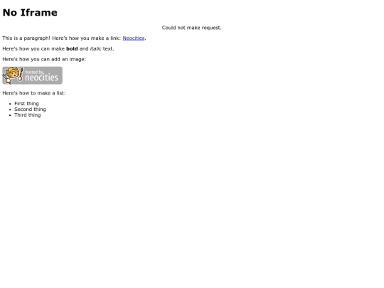 NoIframe screenshot