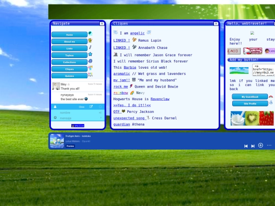 cliques screenshot