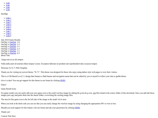 index screenshot