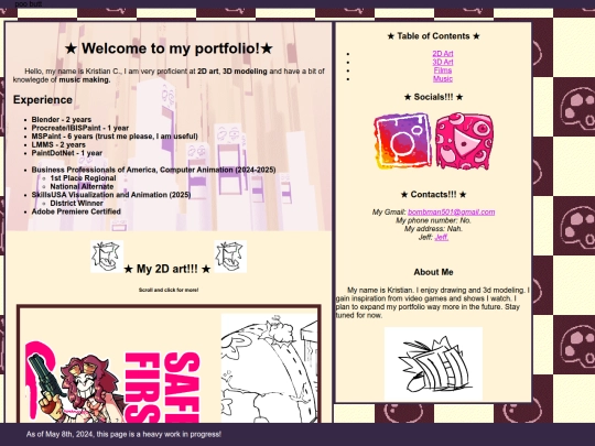Portfolio screenshot