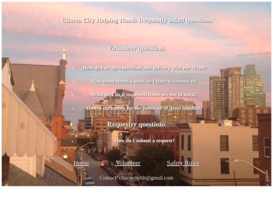 faq screenshot