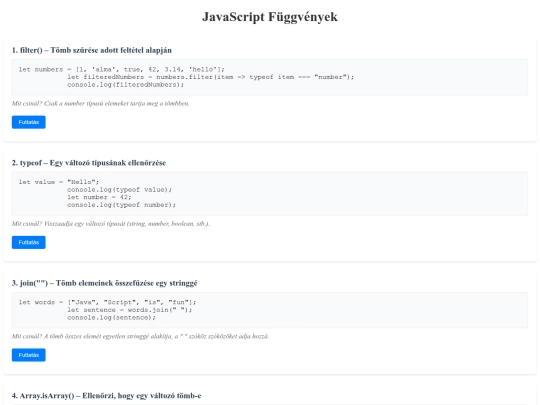 javascript-fuggvenyek screenshot
