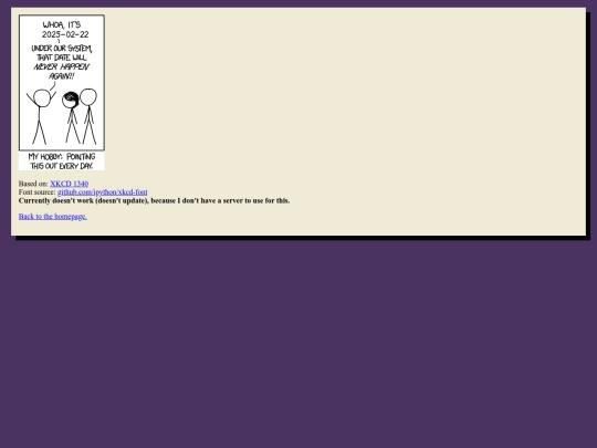 misc/unique_dates_nojs screenshot