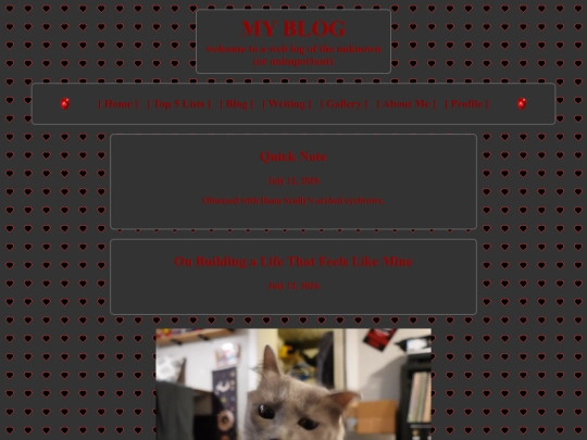 blog screenshot