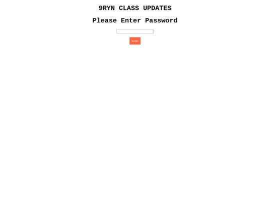 Class/Password screenshot