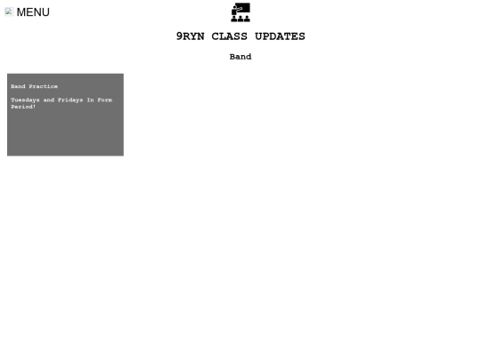 Class/band screenshot