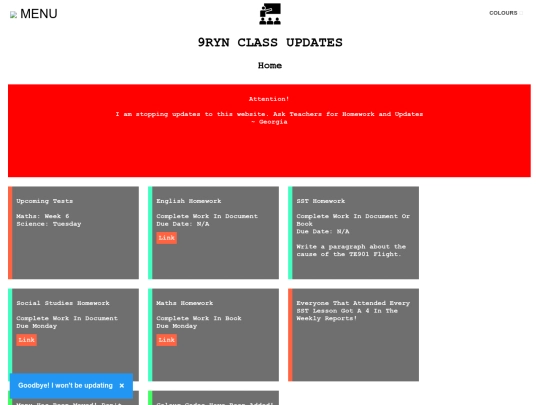 class screenshot