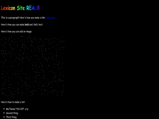 index screenshot