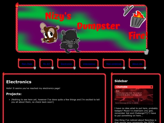 electronics screenshot