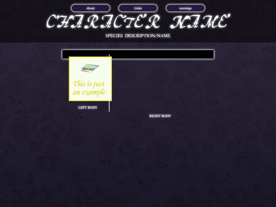 TEMPLATE-layout screenshot