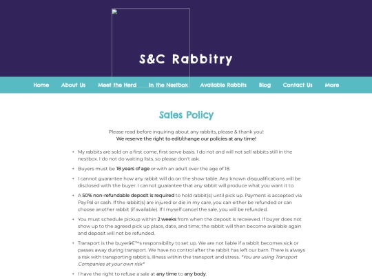 policy screenshot