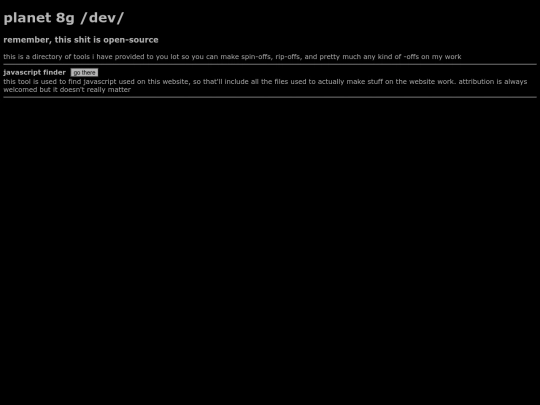 dev screenshot