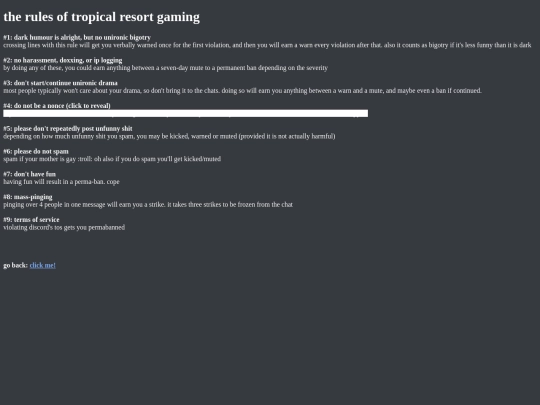 rules screenshot