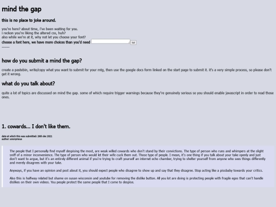 thegap screenshot