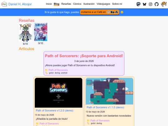 blog screenshot