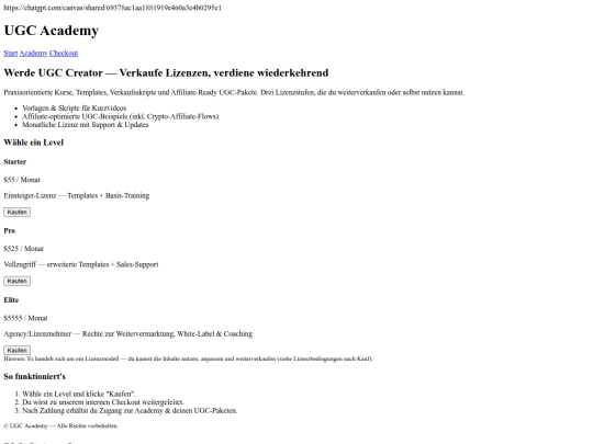 Agency/UGC.agency/ugc-academy/design1 screenshot