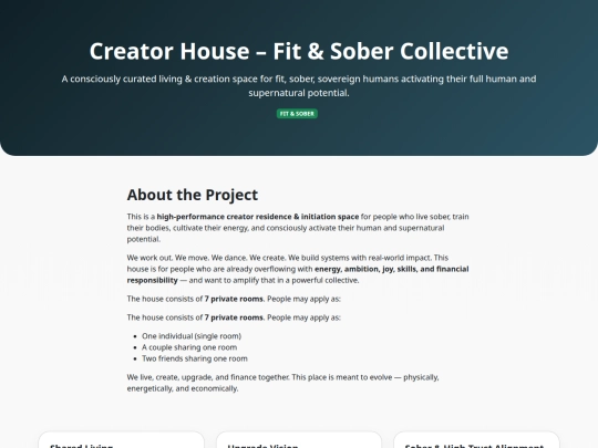 Fit.sober/fit.sober.verification/creator-house2 screenshot