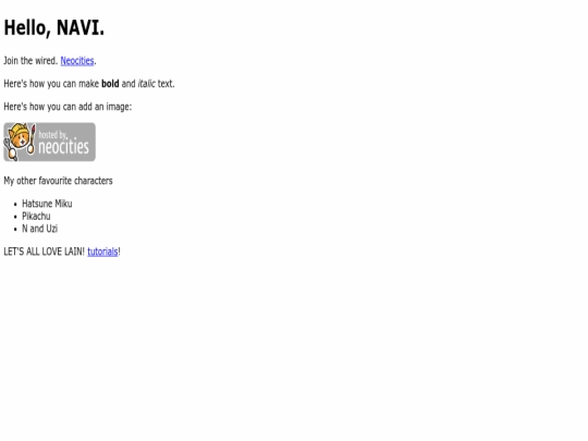 index screenshot