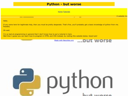 pythonbutworse screenshot
