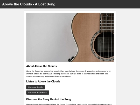 lost-song-discovery screenshot