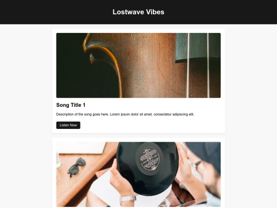 lostwave_vibes_gallery screenshot