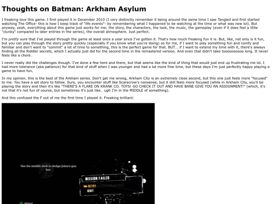 BatmanArkhamAsylumLove screenshot