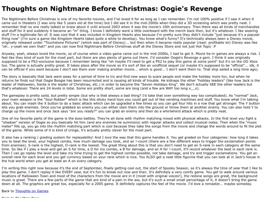 OogiesRevengeThoughts screenshot
