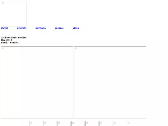 projects/architectonic-studies screenshot