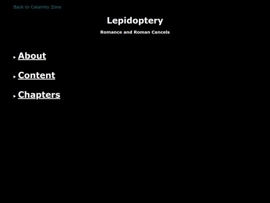 Lepidoptery/toc screenshot