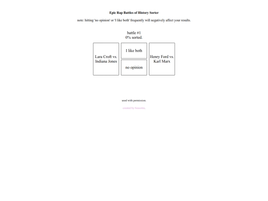 sorter screenshot