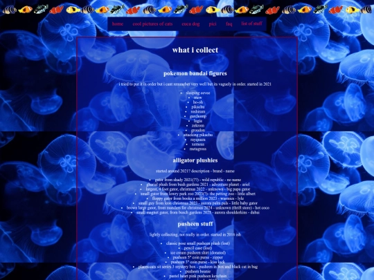 collections screenshot